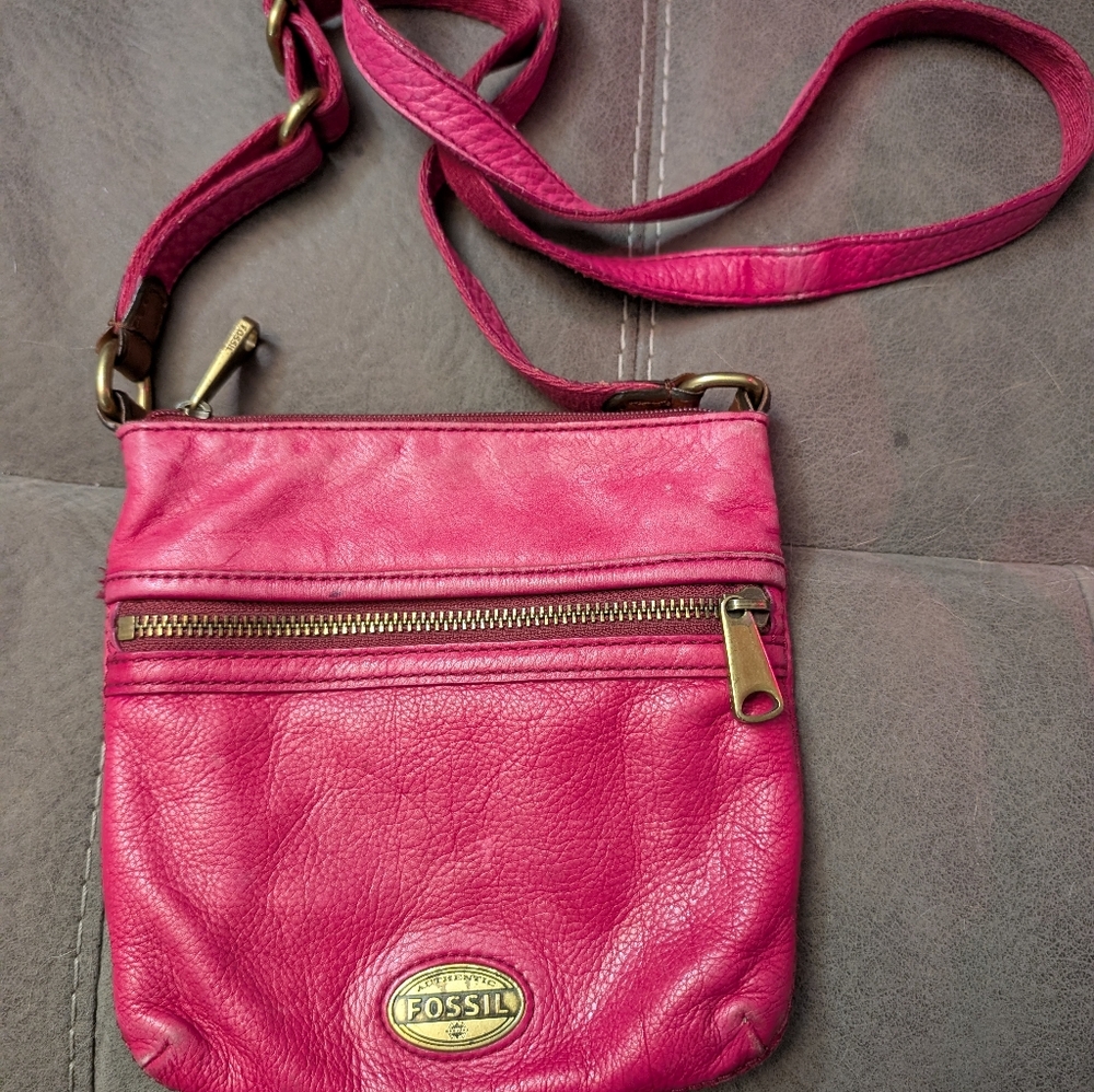 Fossil Women's Explorer Mini Crossbody Leather Bag, See Photos